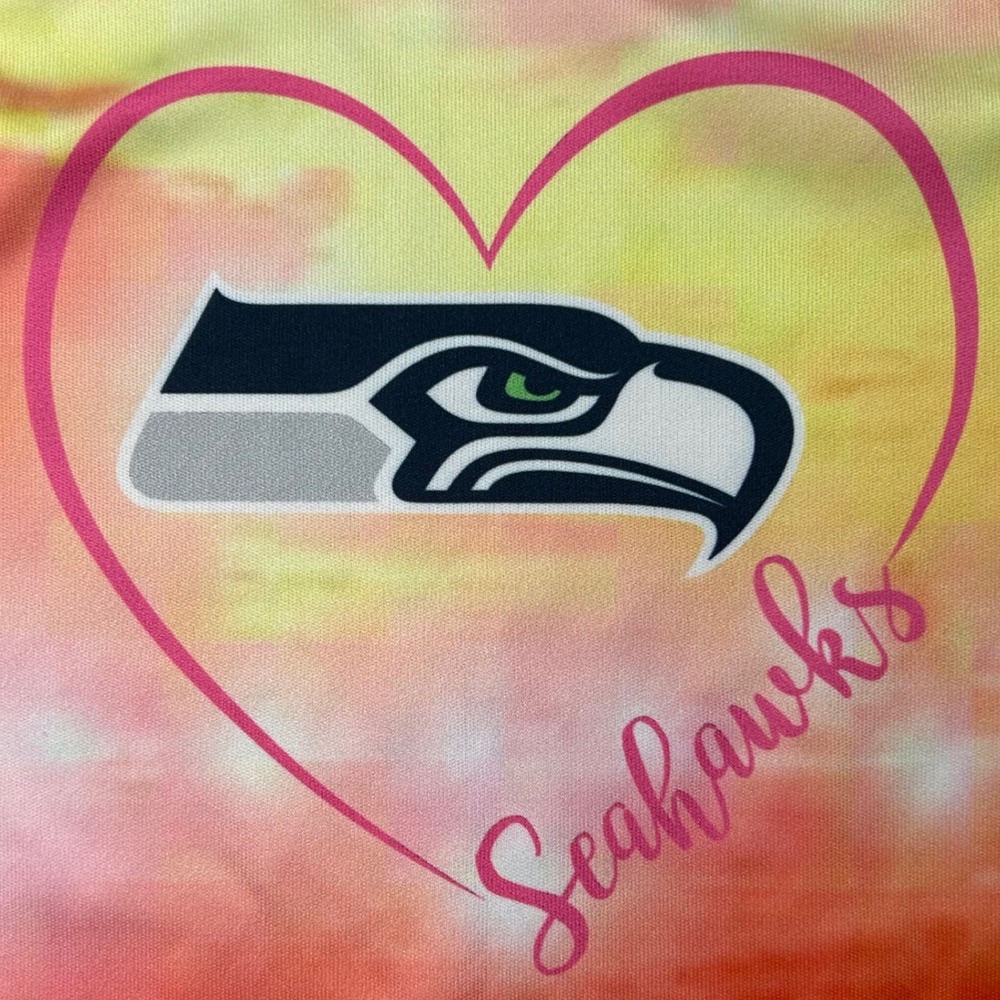 NFL Seattle Seahawks Baby‎ One Piece Pink Football Graphic Bodysuit 0-3 Months